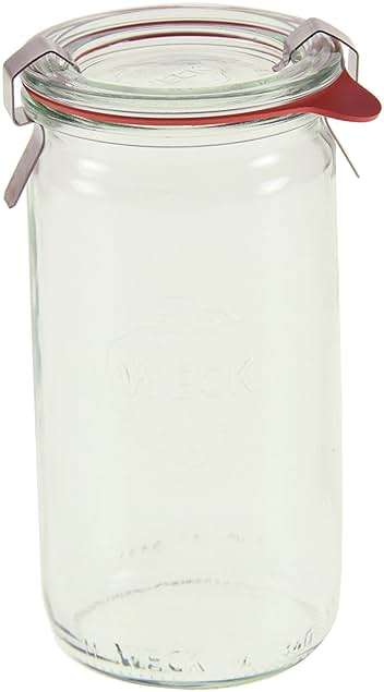 Weck 975 1/4L Cylindrical Jar Set of Six - 11.5 Ounce - Image 1