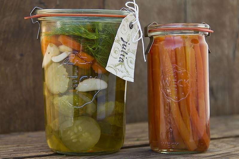 Weck 975 1/4L Cylindrical Jar Set of Six - 11.5 Ounce - Image 6