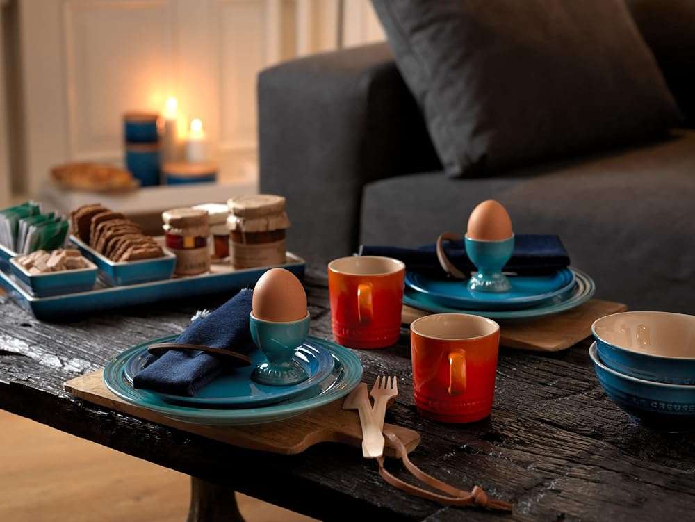 Le Creuset Stoneware Egg Cup, 2", Flame - Image 2