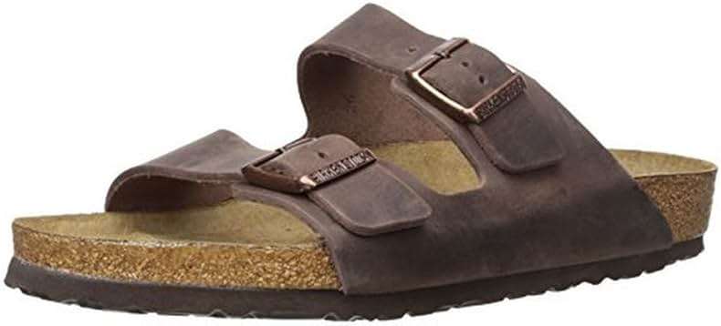 Birkenstock Unisex Arizona Soft Footbed Habana Oiled Leather Soft Footbed Sandals - 36 M EU / 5-5.5 B(M) US - Image 1