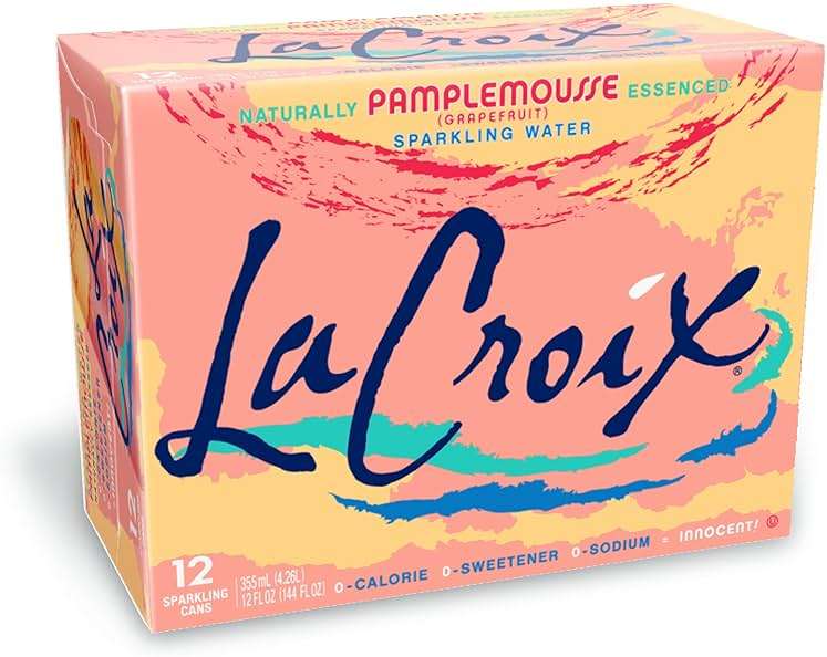 La Croix Sparkling Water, Grapefruit, 12 Fl Oz (Pack of 12) - Image 1