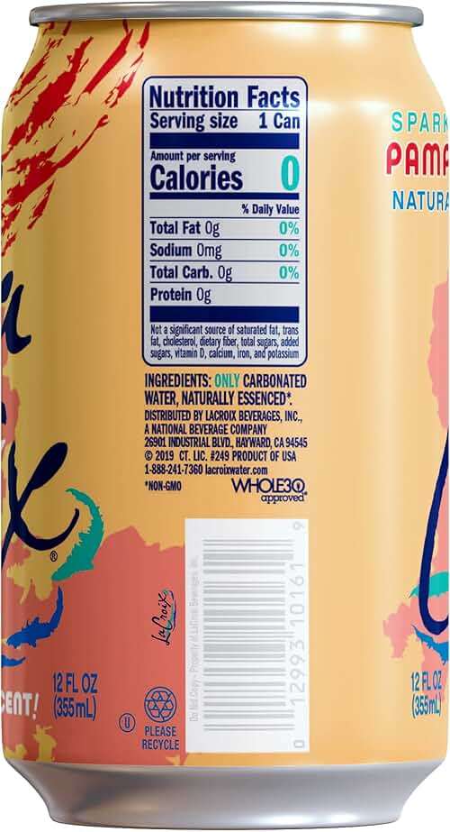 La Croix Sparkling Water, Grapefruit, 12 Fl Oz (Pack of 12) - Image 2