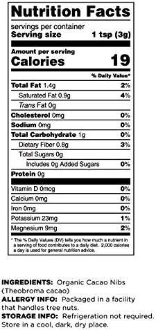 Terrasoul Superfoods Raw Organic Cacao Nibs, 16 Oz, Superfood Crunch for Smoothie Bowls, Nut Butter Spreads, Oatmeal and DIY Chocolate Creations - Image 3