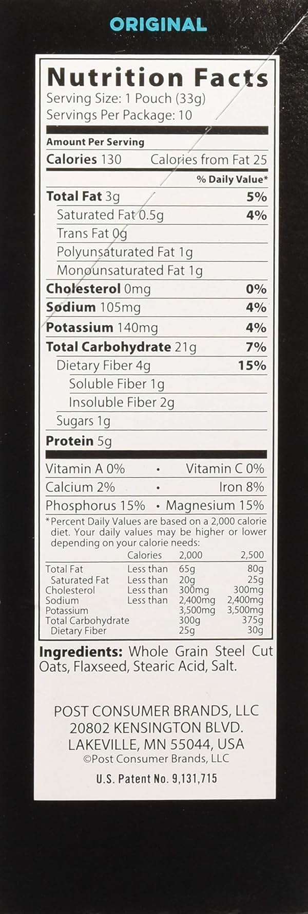 Better Oats Steel Cut Oats with Flax Classic 10 Pouches 11.6 oz (Pack of 2) - Image 2