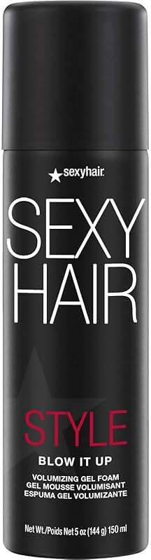 SexyHair Style Blow It Up Volumizing Gel Foam, 5 Oz | Up to 50% More Volume | Adds Shine - Image 1