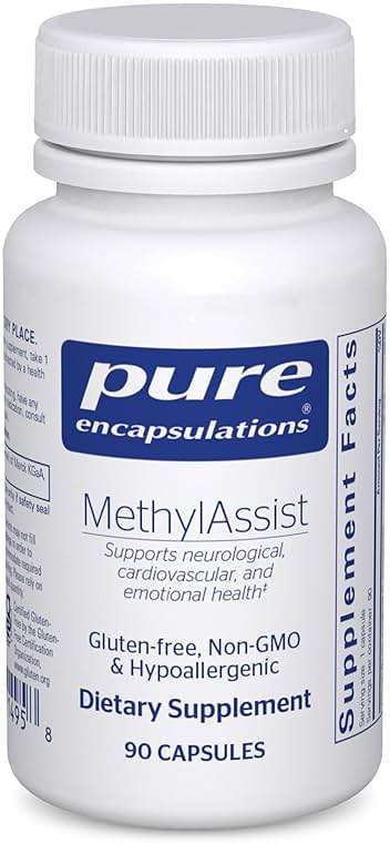 Pure Encapsulations MethylAssist 90's - B Vitamin Complex - Methylation Support* - Heart Health & Brain Health - Non-GMO & Gluten Free - 90 Capsules - Image 1