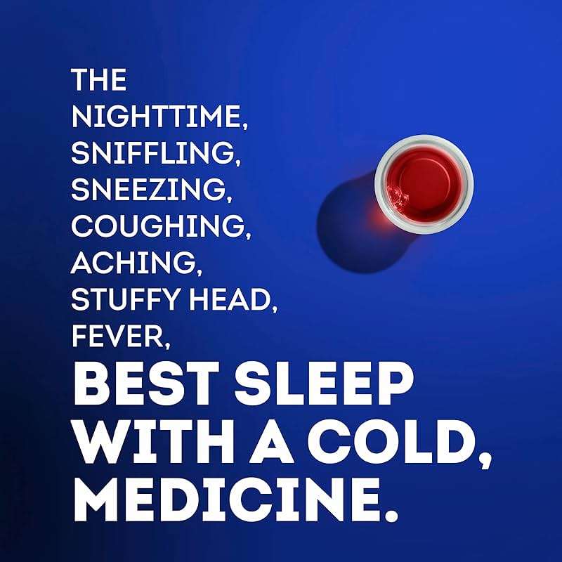 Vicks NyQuil SEVERE Cold & Flu Liquid Twin Pack, Nighttime Relief Medicine for Headache, Fever, Sore Throat, Minor Aches & Pains, Nasal Congestion, Sneezing, Runny Nose, Cough, Berry Flavor, 2x12 OZ - Image 3