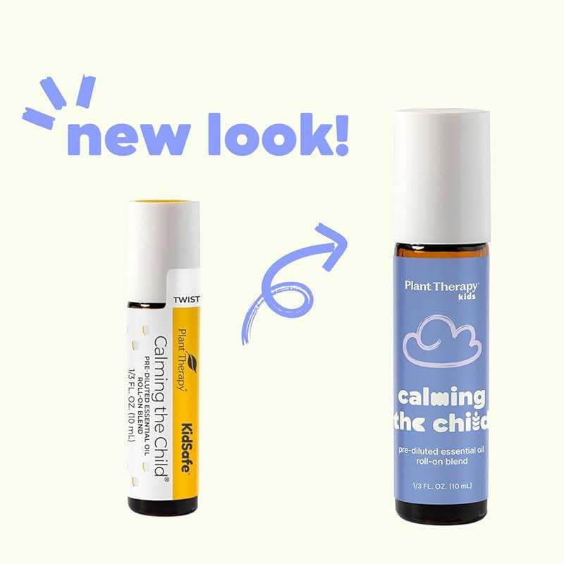 Plant Therapy Kids Calming The Child Essential Oil Blend 10 mL (1/3 oz) Relaxation and Soothing Blend, Tangerine, Lavender, & Roman Chamomile Essential Oils, Pure, KidSafe Pre-Diluted Roll-On - Image 6