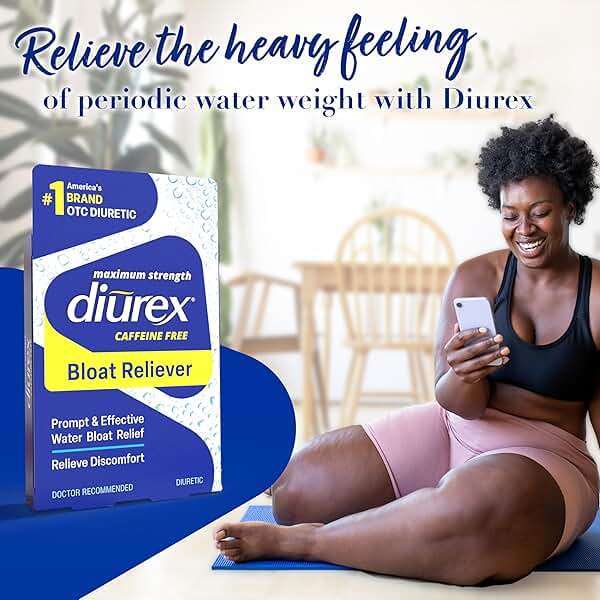 Diurex Caffeine-Free Bloat Relief, Maximum Strength, Relieve Water Bloat Discomfort, Up to 6 Hours of Relief, 48 Count - Image 6
