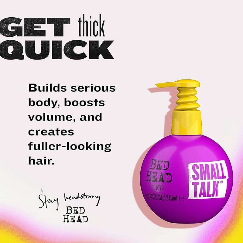 TIGI Bed Head Hair Thickening Cream, Small Talk 3-Pack – Moisturizing, Volumizing Products for Smoother, Thicker-Looking Hair, Frizz Control, Anti-Humidity, 8.12 Oz Ea - Image 2