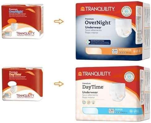Tranquility Premium OverNight Disposable Absorbent Underwear (48 Count) - 2XL, 62-80 in. Waist - Maximum Absorbency, All-Night Sleep, Breathable Comfort, 48 Adult Diapers - Image 2