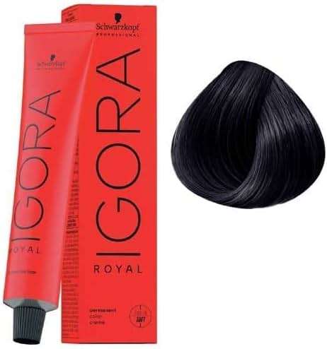 Schwarzkopf Professional Igora Royal Permanent Hair Color, 1-1, Blue Black, 60 Gram - Image 3