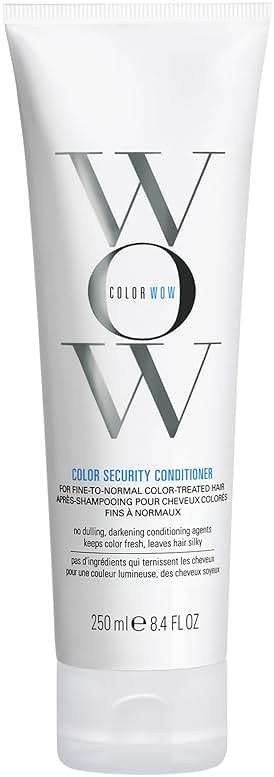 COLOR WOW Color Security Conditioner for Fine to Normal Hair – Weightless hydration for fine, thin, fragile hair | Detangles, nourishes + adds shine with Argan Oil | Color safe | Heat protection - Image 1