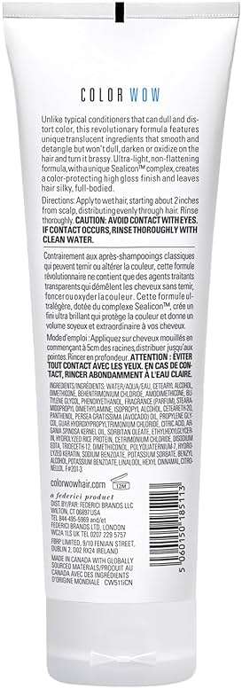 COLOR WOW Color Security Conditioner for Fine to Normal Hair – Weightless hydration for fine, thin, fragile hair | Detangles, nourishes + adds shine with Argan Oil | Color safe | Heat protection - Image 2