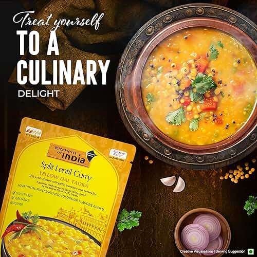 Kitchens Of India Ready To Eat Yellow Dal Tadka, Split Lentil Curry, 10-Ounce Boxes (Pack of 6) - Image 6