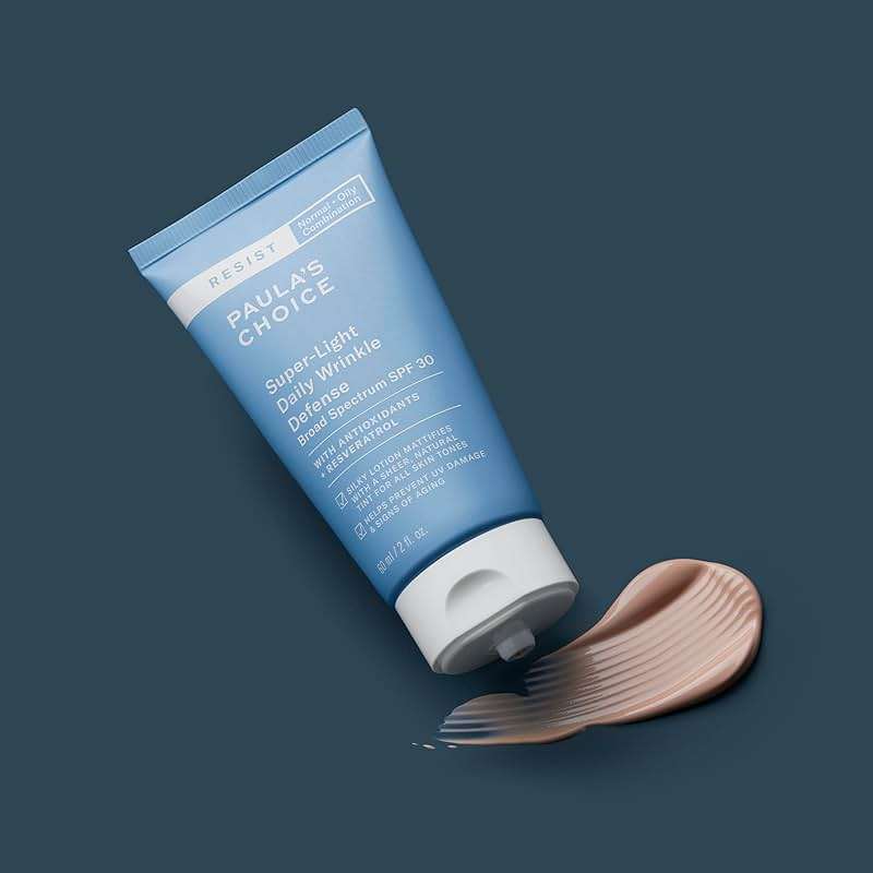 Paula's Choice RESIST SPF 30 Super-Light Daily Wrinkle Defense Tinted Sunscreen for Oil Control, Light Uneven Tone Coverage, Daily Face Sunscreen for Oily Skin, Matte Face Cream, UVA/UVB Protection  - Image 5