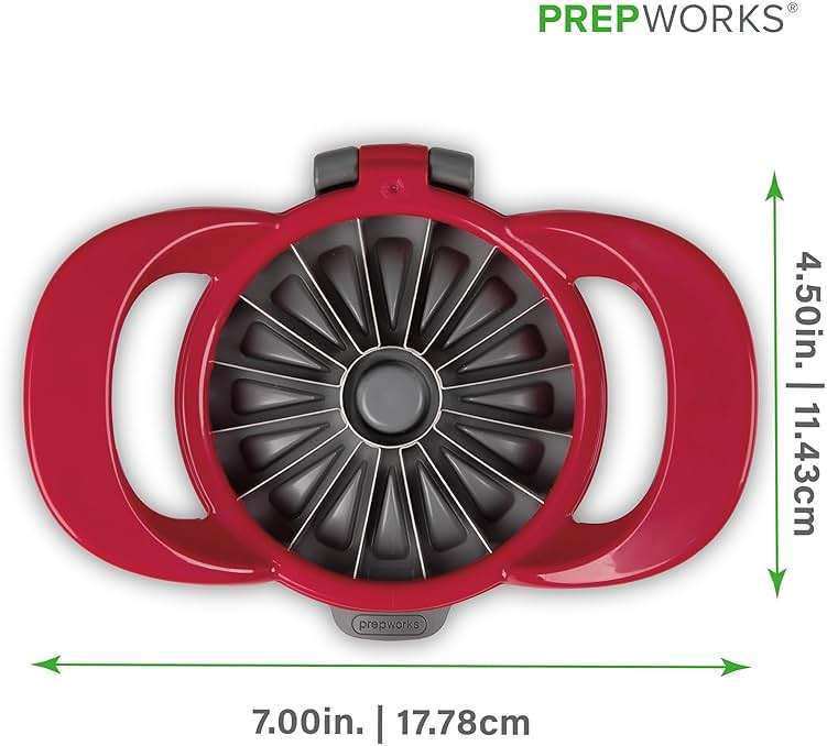 PrepWorks Dishwasher Safe Apple Slicer and Corer – 16-Slice Thin Apple Cutter with Safety Cover - Image 2