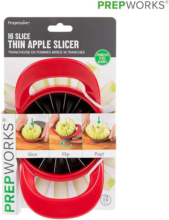 PrepWorks Dishwasher Safe Apple Slicer and Corer – 16-Slice Thin Apple Cutter with Safety Cover - Image 7