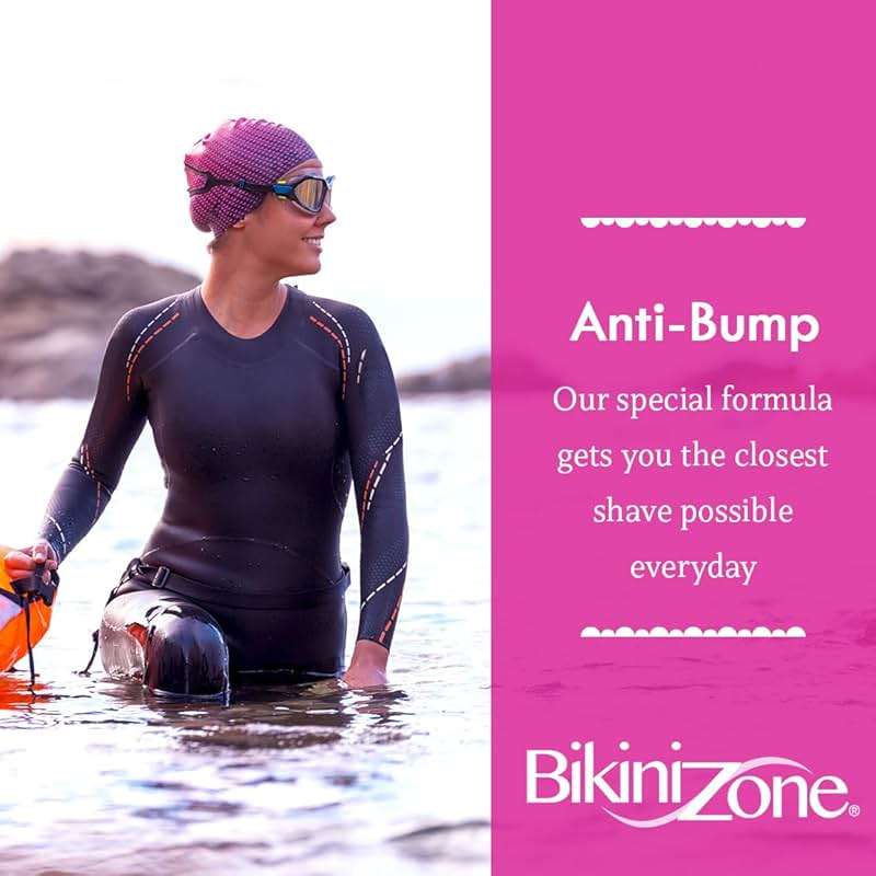 Bikini Zone Anti-Bump Shave Gel for Sensitive Areas, 5 Oz, 3 Pack - Image 3