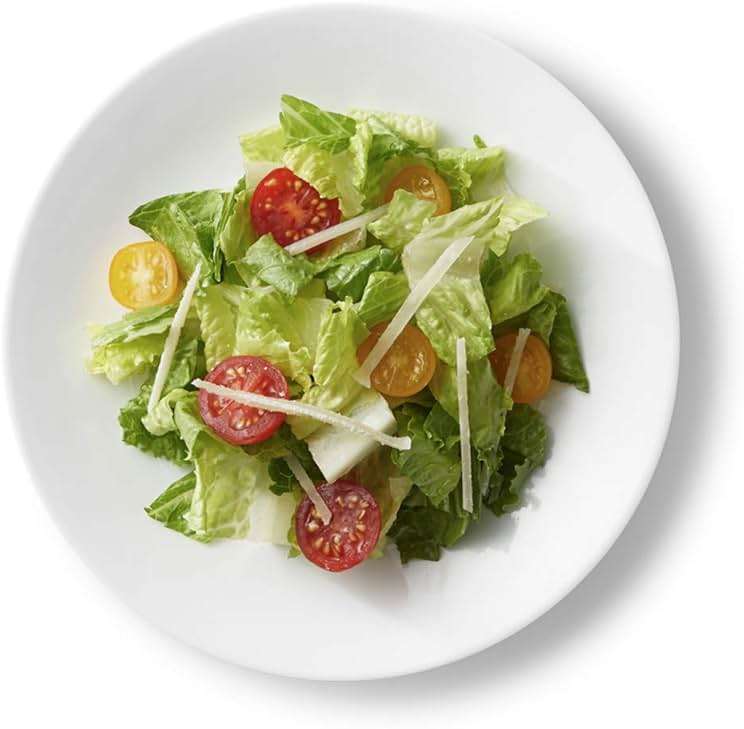 Corelle Vitrelle 6-Piece Salad Plates Set Triple Layer Glass and Chip Resistant, 8-1/2-Inch Lightweight Round Plates, Winter Frost White - Image 4