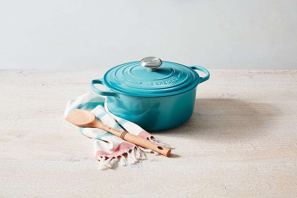 Le Creuset Revolution Scraping Spoon, 12.5" x 2.5", Wood - Image 2