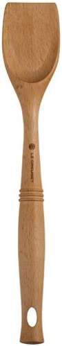 Le Creuset Revolution Scraping Spoon, 12.5" x 2.5", Wood - Image 4