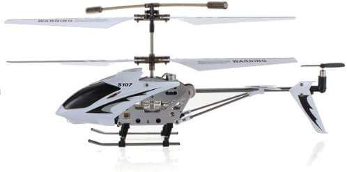 Syma S107G 3 Channel RC Helicopter with Gyro, White and silver - Image 3