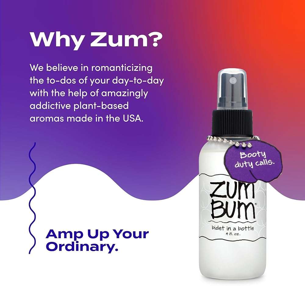 Zum Indigo Wild Bum Bidet in a Bottle - Natural, Portable Bidet - Ideal for Women & Men - Includes Witch Hazel, Vegetable Glycerin & Essential Oils - 4 fl oz - Image 6