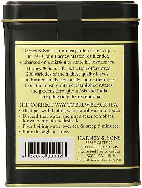 Harney & Sons Earl Grey, 8 oz Loose Leaf Tea - Image 4