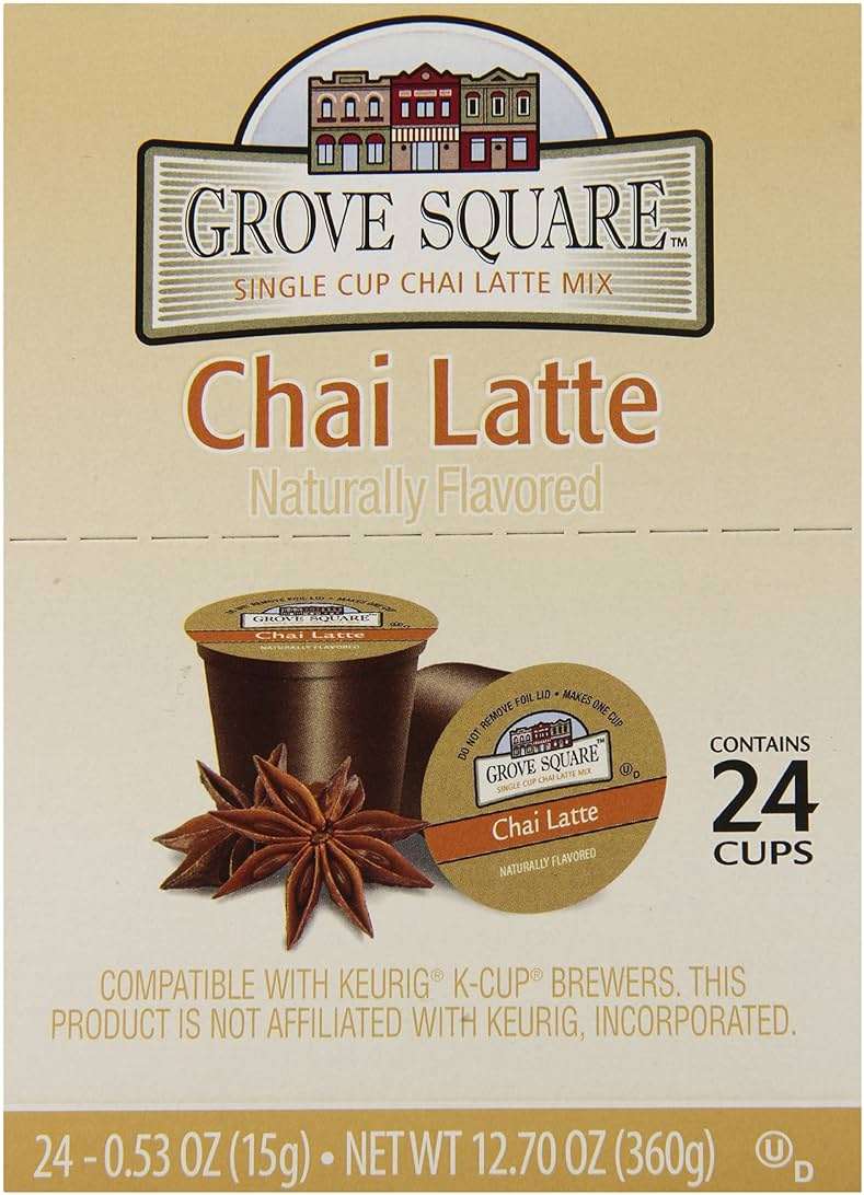 Grove Square Tea, Chai Latte, 24 Single Serve Cups - Image 4