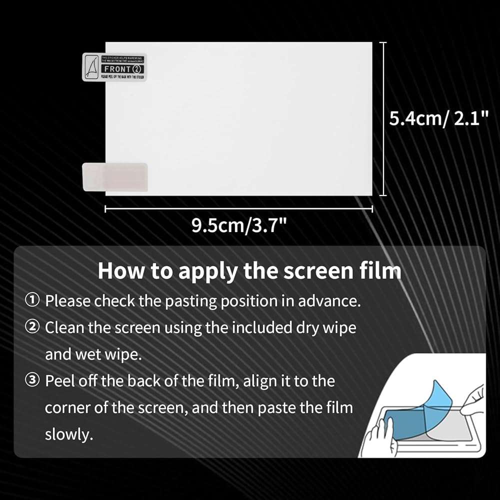 OSTENT 3 x Ultra Clear Screen Guard Film LCD Protector Skin for Sony PSP 1000/2000/3000 - Image 3