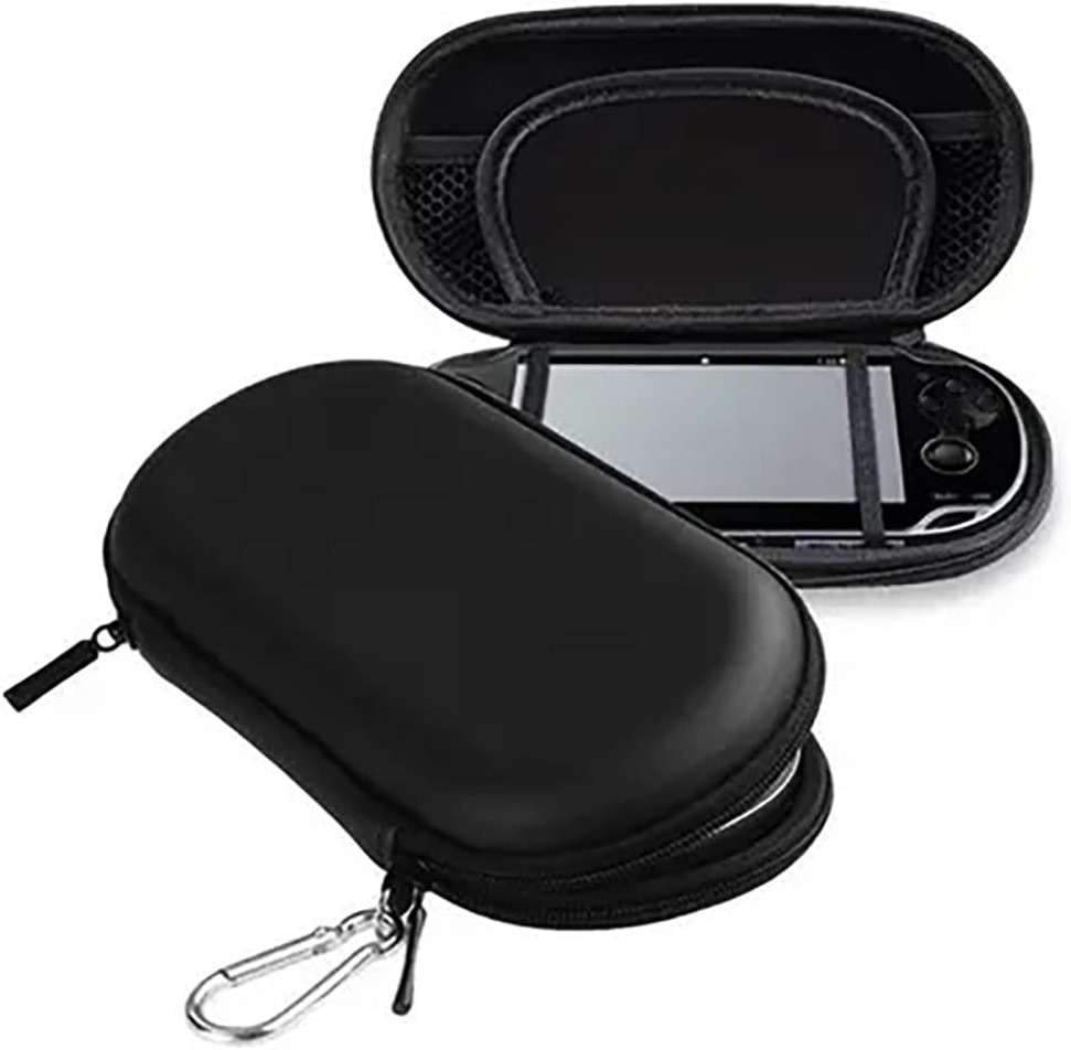 OSTENT Protect Hard Travel Carry Guard Shell Case Cover Bag Pouch for Sony PS Vita PSV Color Black - Image 3