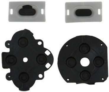 OSTENT 2 x Rubber Direction Button Switch Conductive Pad Set Repair for Sony PSP 1000 - Image 1