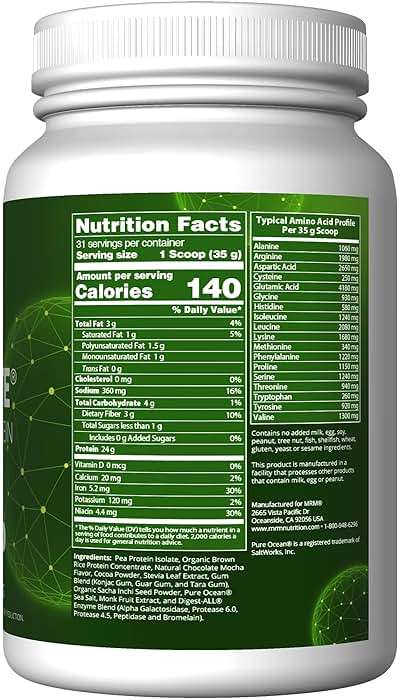 MRM Veggie Elite Performance Protein - Chocolate Mocha, Plant-Based Powder, 24g Protein per Serving with BCAAs & Digestive Enzymes, Clinically Tested - Vegan, Gluten-Free - 31 Servings - Image 2