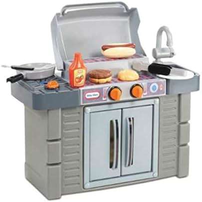Little Tikes Cook 'n Grow BBQ Grill Gray - Image 4