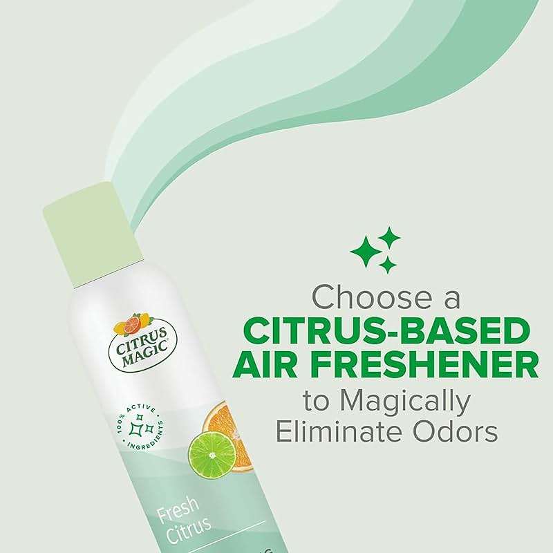 Citrus Magic Freshener Odor Eliminating Air Freshener Spray, 3 Ounce (Pack of 3), Fresh Citrus, 3 Count - Image 5