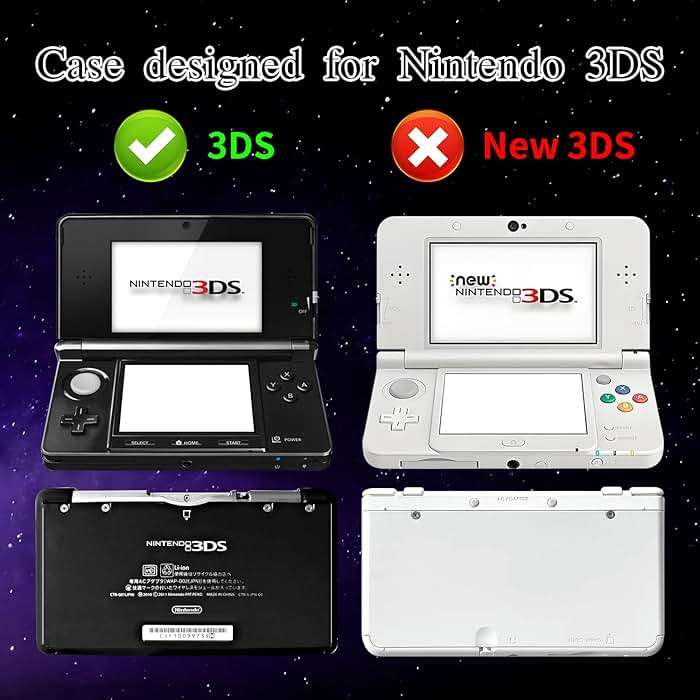 OSTENT Hard Crystal Case Clear Skin Cover Shell for Nintendo 3DS - Image 3