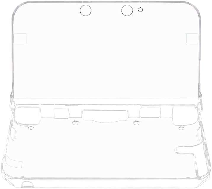 OSTENT Protective Clear Crystal Hard Guard Case Cover Skin Shell for Nintendo 3DS XL LL Color Clear White - Image 1