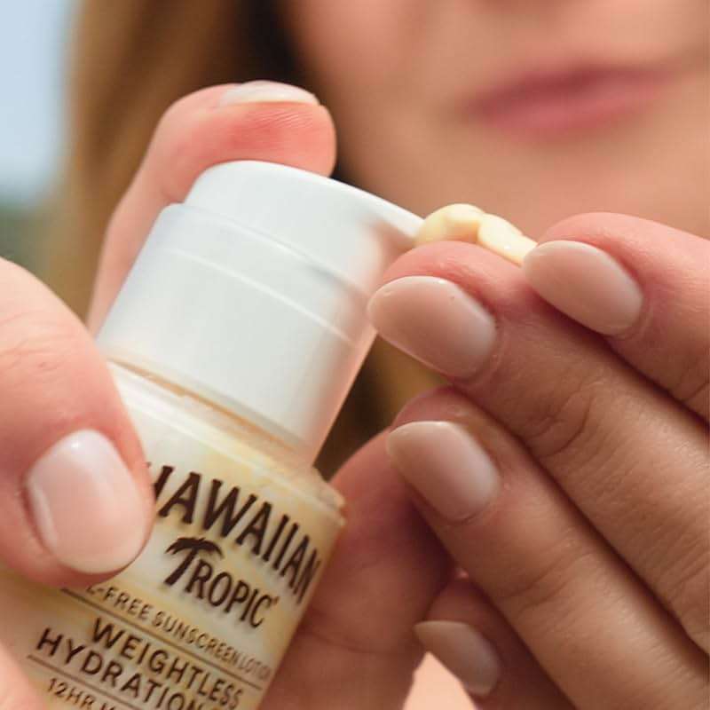 Hawaiian Tropic Weightless Hydration Lotion Sunscreen for Face SPF 30, 1.7oz | Travel Size Sunscreen Lotion, Beach Essentials, Sun Protection, Travel Sunblock Face, Summer Essentials, 1.7 fl oz - Image 6