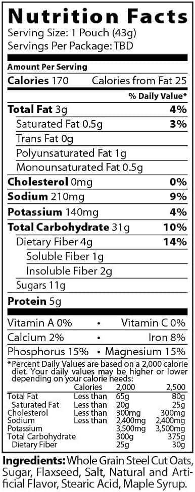 Better Oats Steel Cut Instant Oatmeal Packets, Maple and Brown Sugar Flavor with Flax Seeds, Quick-Cooking Breakfast, Box of 10 Pouches (Pack of 6) - Image 2