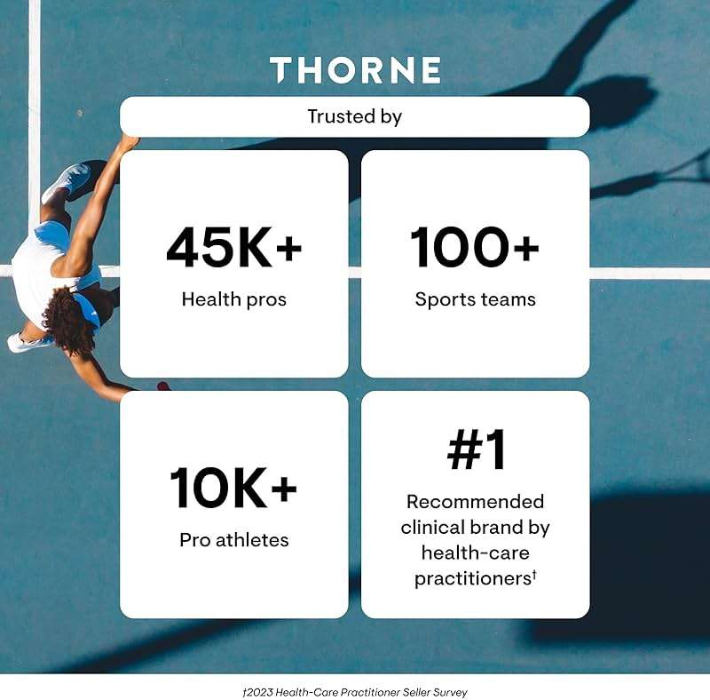 THORNE - Basic Nutrients 2/Day - Comprehensive Daily Multi-Vitamin with Optimal Bioavailability - Vitamin & Mineral Formula - Third-Party Certified - Gluten, Dairy & Soy-Free - 60 Capsules - Image 8
