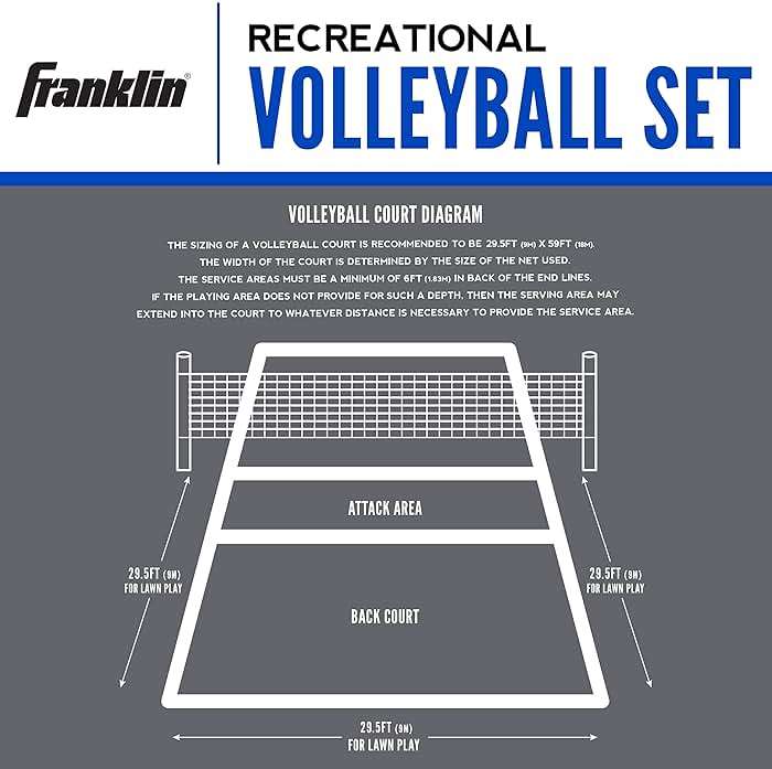 Franklin Sports Volleyball + Badminton Sets - Beach + Backyard Game Set - Volleyball, Pump, Badminton Rackets, Birdies, Net + Poles Included - Image 9