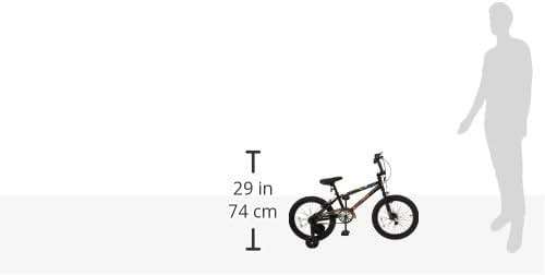 Mongoose Switch Freestyle BMX Kids Bike, Mag Wheels, Small Stand-Over Steel Frame, Chain Guard, Foot Brake, Boys and Girls 5 - 7 Years Old, 18-Inch Wheels, Black - Image 7