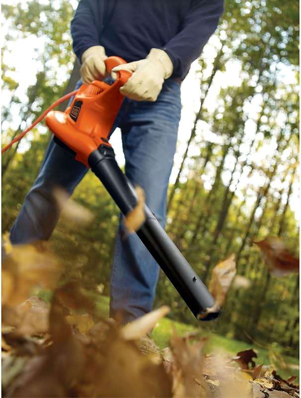 BLACK+DECKER Leaf Blower Leaf Vacuum and Leaf Mulcher 3-in-1, Electric Blowers for Lawn Care, 12 Amp, 250 MPH, 400 CFM (BV6000) - Image 2