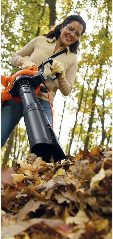 BLACK+DECKER Leaf Blower Leaf Vacuum and Leaf Mulcher 3-in-1, Electric Blowers for Lawn Care, 12 Amp, 250 MPH, 400 CFM (BV6000) - Image 11