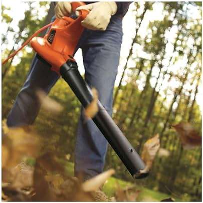 BLACK+DECKER Leaf Blower Leaf Vacuum and Leaf Mulcher 3-in-1, Electric Blowers for Lawn Care, 12 Amp, 250 MPH, 400 CFM (BV6000) - Image 12