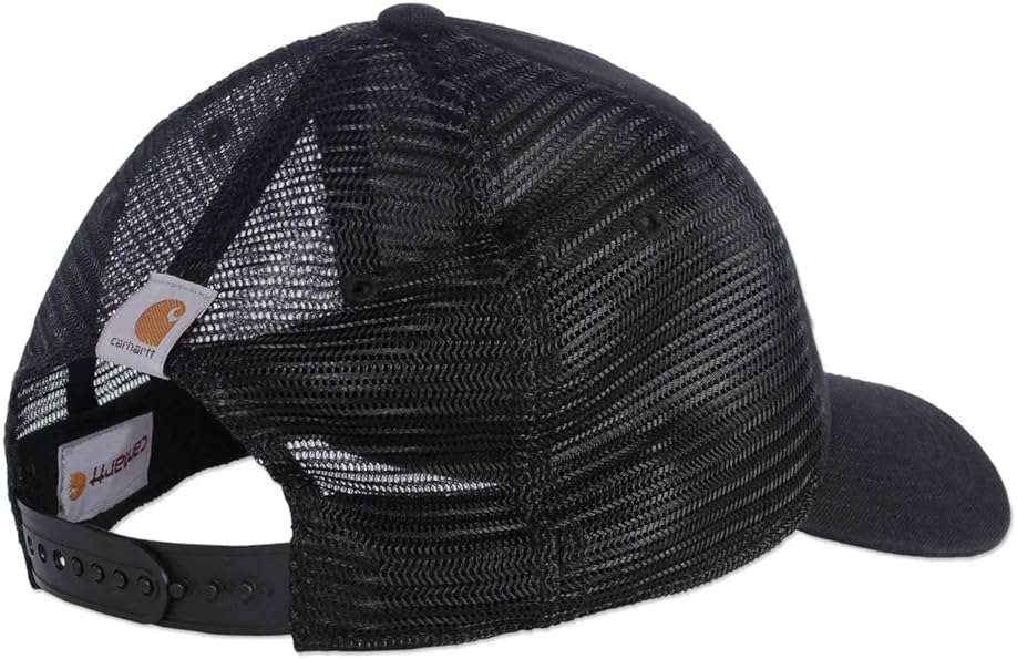 Carhartt Men's Canvas Mesh-Back Logo Graphic Cap - Image 2