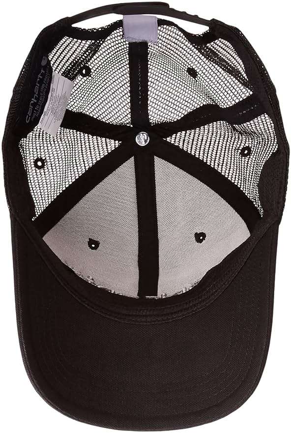 Carhartt Men's Canvas Mesh-Back Logo Graphic Cap - Image 3