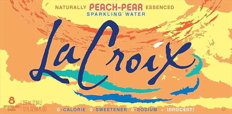 La Croix, Water Sparkling Peach Pear, 8 Pack, 12 Fl Oz - Image 3