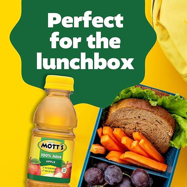 Mott's 100% Original Apple Juice, 8 Fl Oz Bottles, 24 Count (4 Packs Of 6), 2 Servings Of Fruit, 100% Fruit Juice, Gluten-free, Caffeine-free, Kosher, Contains No Artificial Colors Or Sweeteners - Image 10